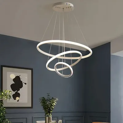 Люстра підвісна Modern Ring's 3213-60-40-20C WH A 96W