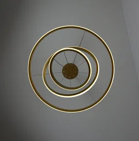 Люстра підвісна Modern Ring's 3213-60-40-20C GD A 96W
