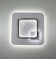 Стельова LED-люстра Starfall A3055-500S BK+WH 140W  - фото 4